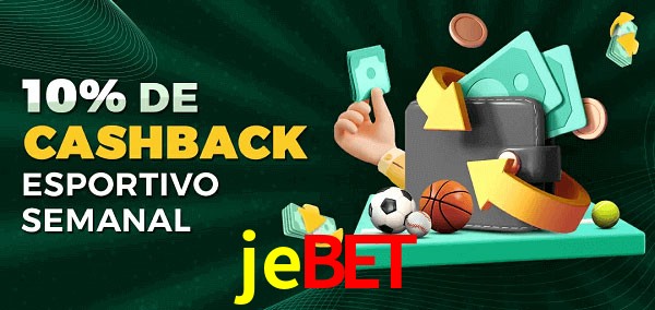 10% de bônus de cashback na jebet